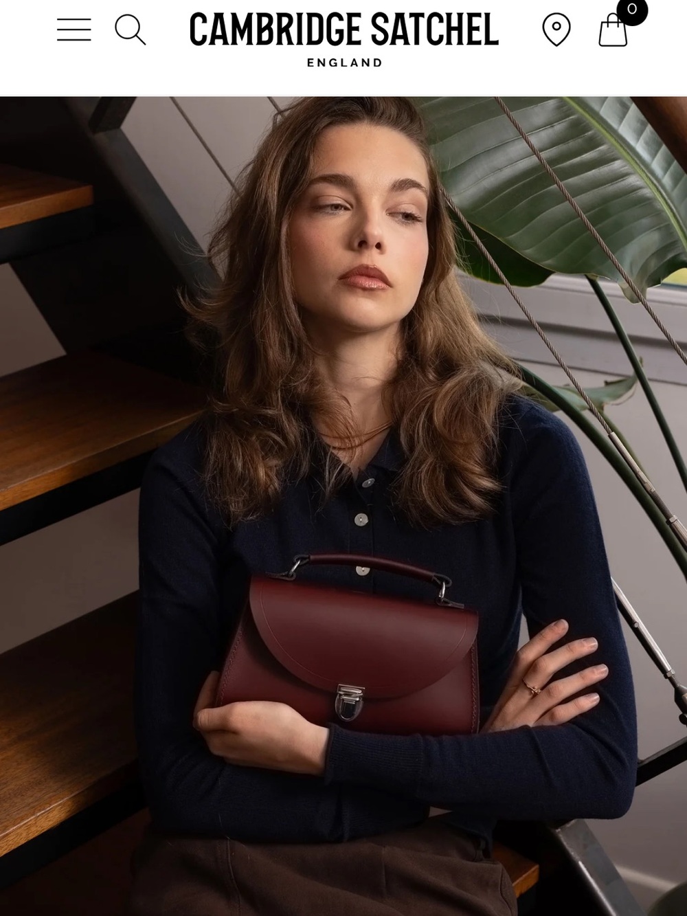 Cambridge Satchel blush pink mini poppy 🇬🇧